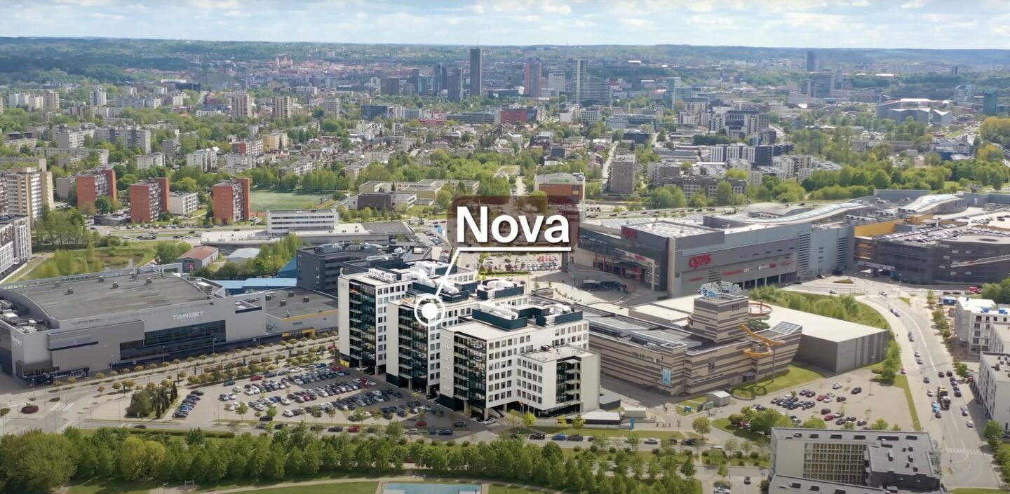 Office campus buildings