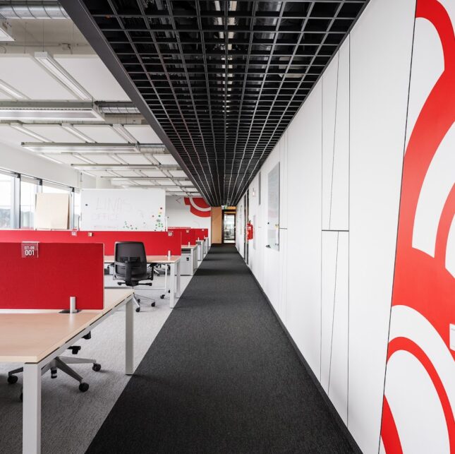 Open-plan offices for rent in Delta C business center